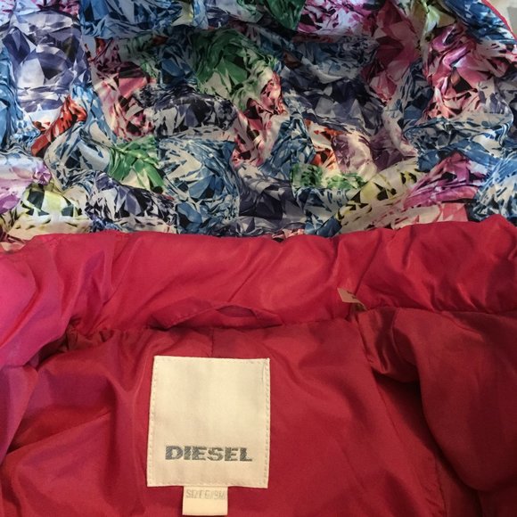 Diesel Baby Girls Insulated Snowsuit Size 6-9Mths - Picture 9 of 9
